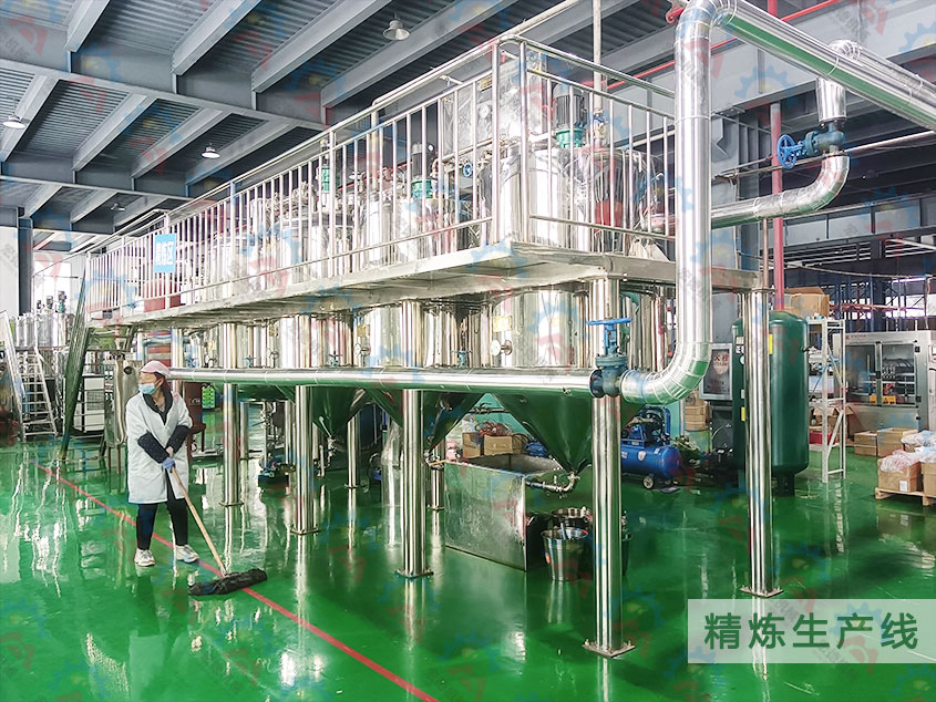 咸寧茶籽油精煉油設(shè)備安裝