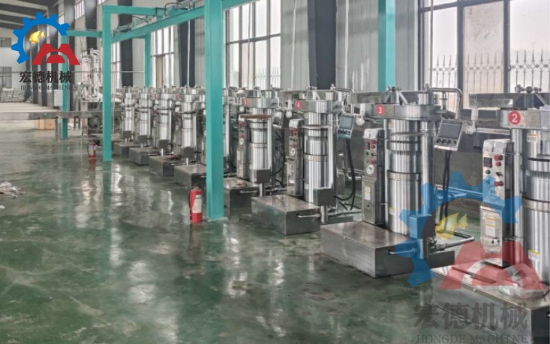 全自動液壓榨油生產線